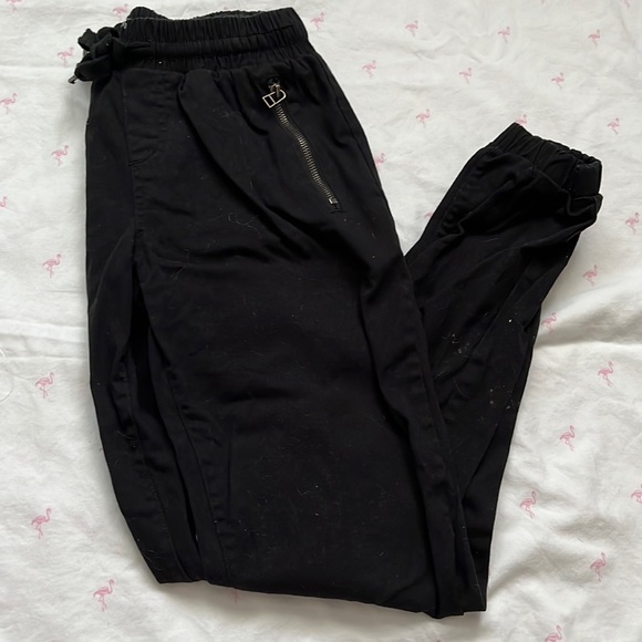 Black cargo joggers - Picture 1 of 3
